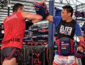 Training MuayThai at  Elite Fight Club Hua Hin