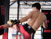 Training MuayThai at  Elite Fight Club Hua Hin