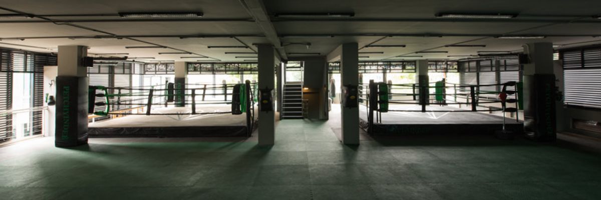 Boxing rings and training area at Petchyindee Kingdom